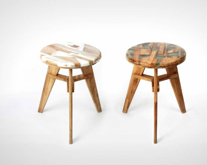 零浪费的家具创意设计，环保意义的凳子设计
