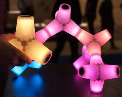 交互式led灯具设计创意欣赏，可自由组合的led灯具