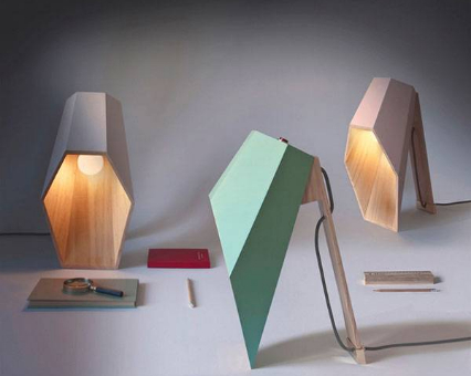 木制台灯-时尚简洁可爱有趣的木质台灯设计欣赏